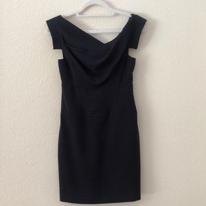 Venus Capped Sleeve Navy Blue Mini Dress Size 4